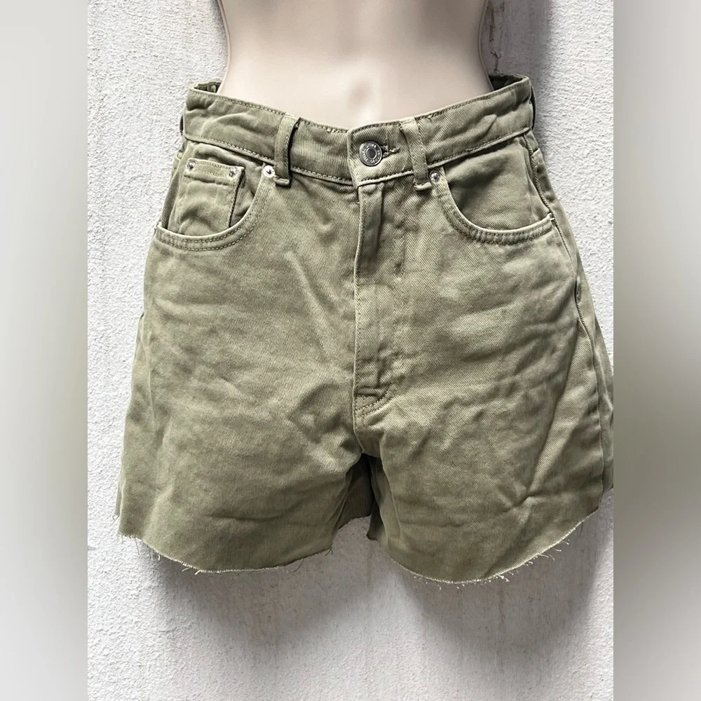 STRADIVARIUS Bermuda Denim Shorts